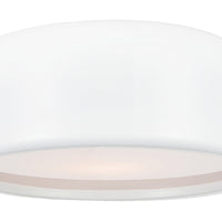 Campton 2 Light 14in White Flush Mount