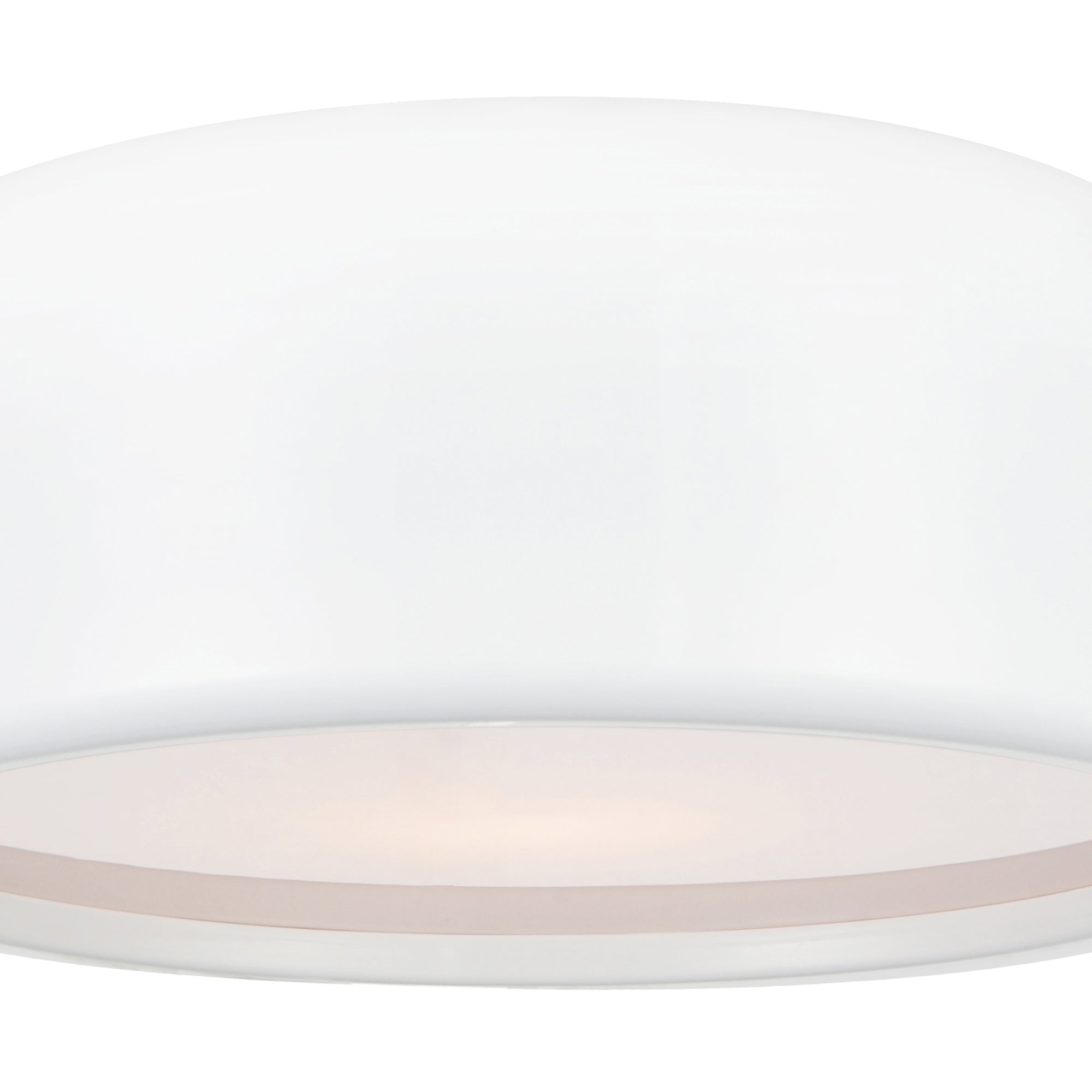 Campton 2 Light 14in White Flush Mount