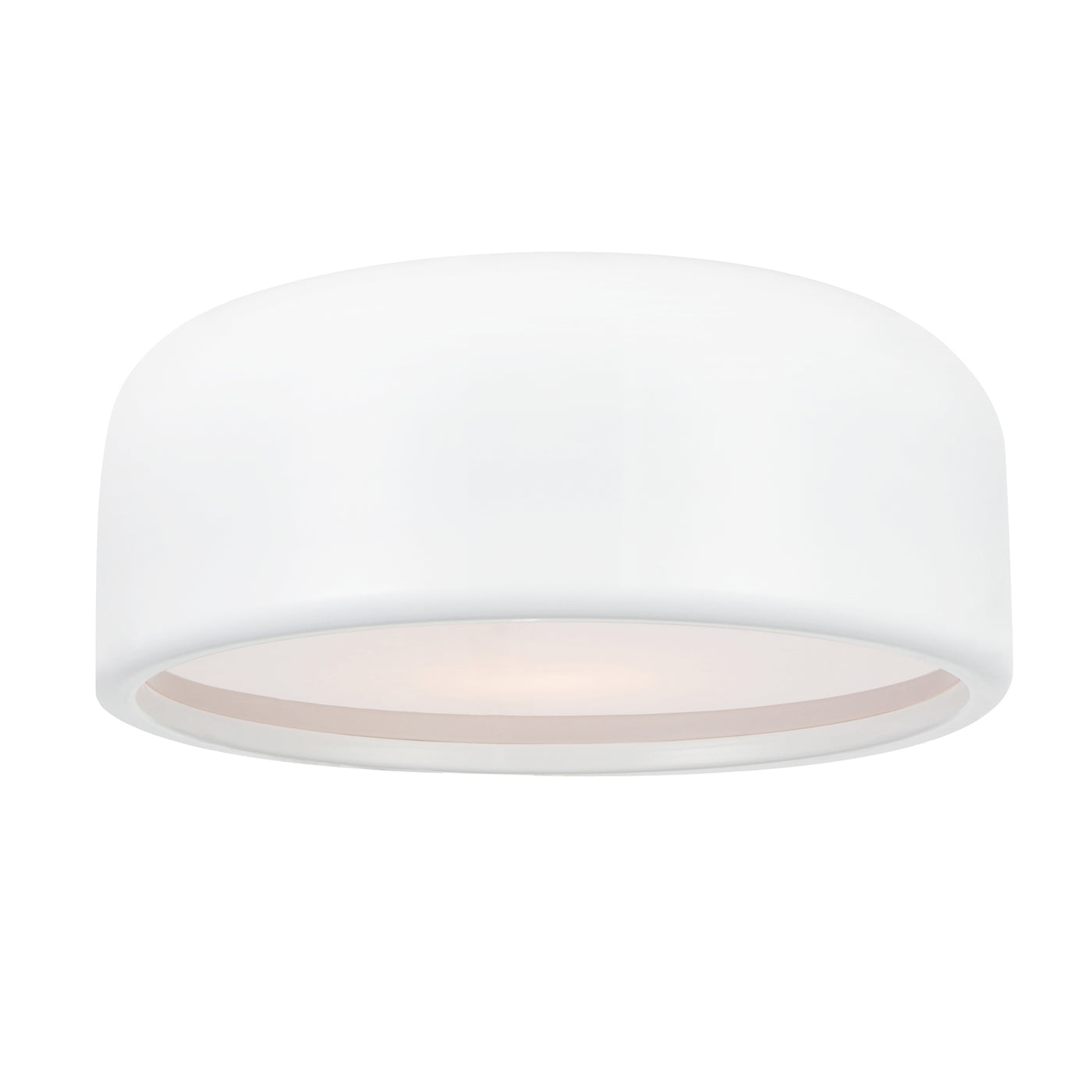 Campton 2 Light 14in White Flush Mount
