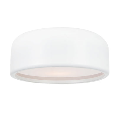 Campton 2 Light 14in White Flush Mount