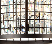 Meghna 6 Light Up Brown Chandelier