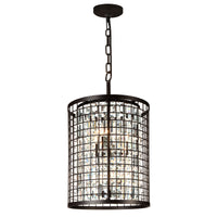 Meghna 6 Light Up Brown Chandelier