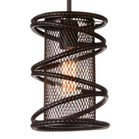 Darya 1 Light Down Brown Mini Pendant Light