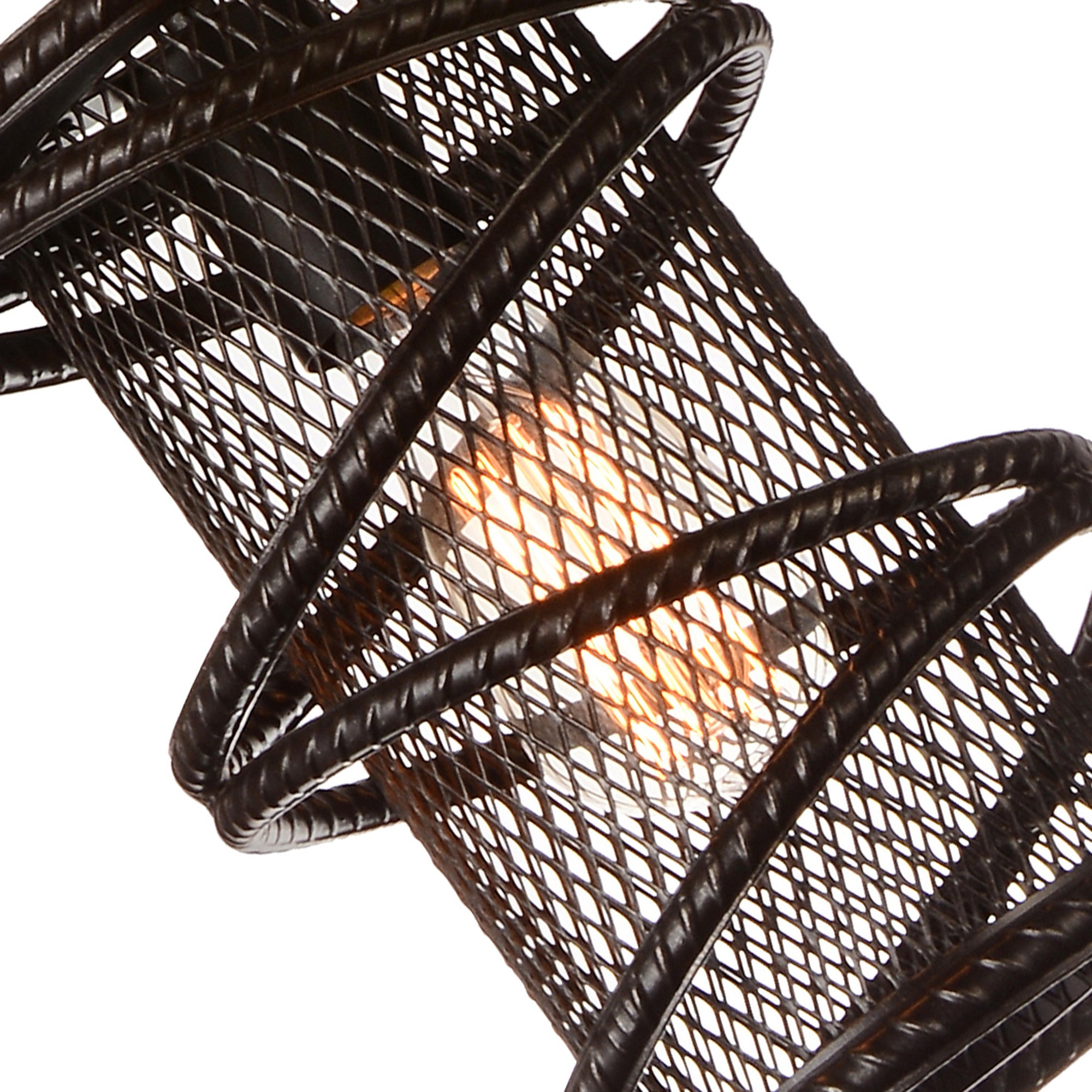 Darya 1 Light Down Brown Mini Pendant Light