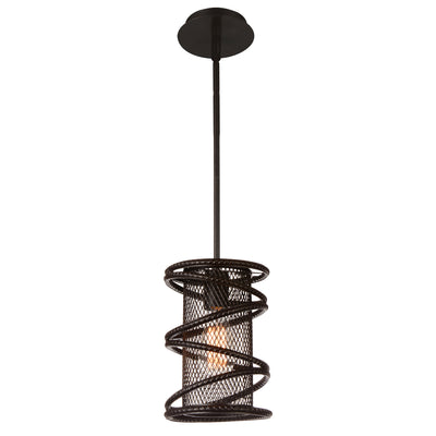 Darya 1 Light Down Brown Mini Pendant Light