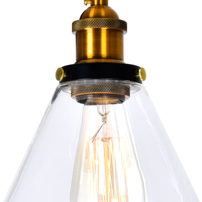 Eustis 2 Light 15in Black Vanity Light Gold Vanity Light