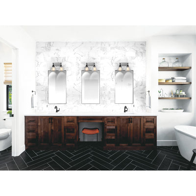 Eustis 2 Light Nickel Vanity Light
