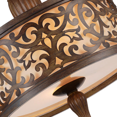 Nicole Brushed Flush Mount Drum Light