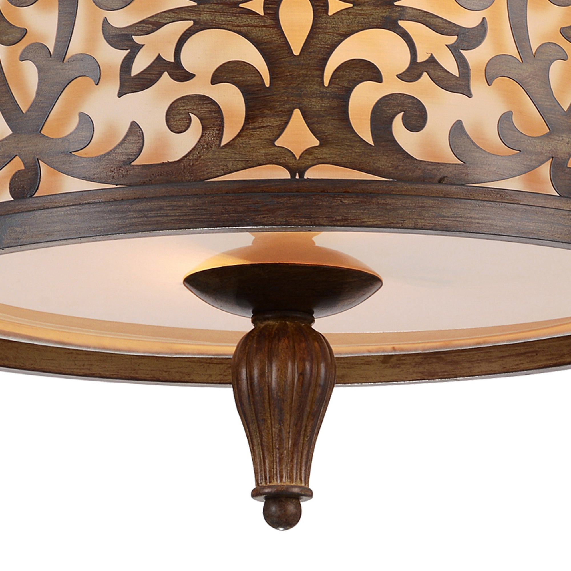 Nicole Brushed Flush Mount Drum Light