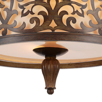 Nicole Brushed Flush Mount Drum Light