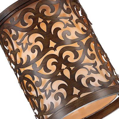Nicole Brushed Mini Pendant Drum Light
