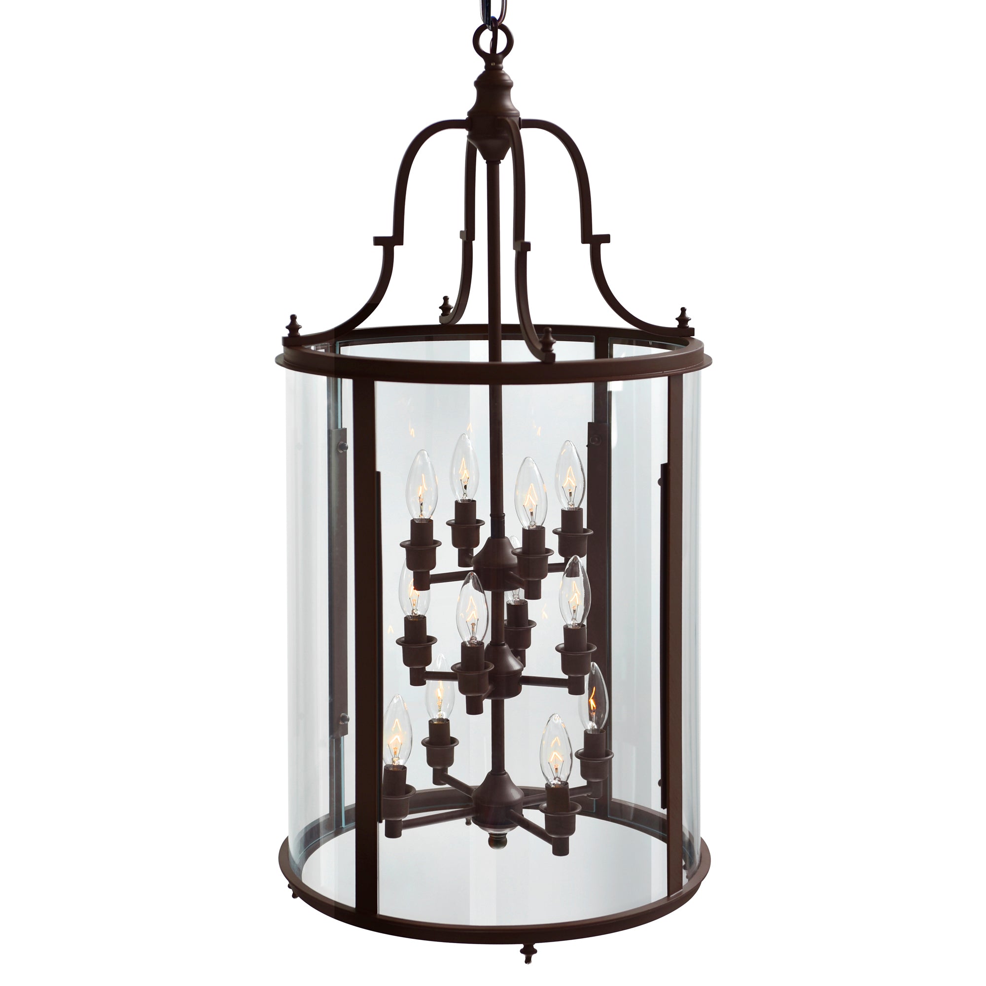 Desire 12 Light Bronze Chandelier Drum