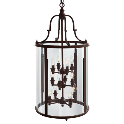 Desire 12 Light Bronze Chandelier Drum