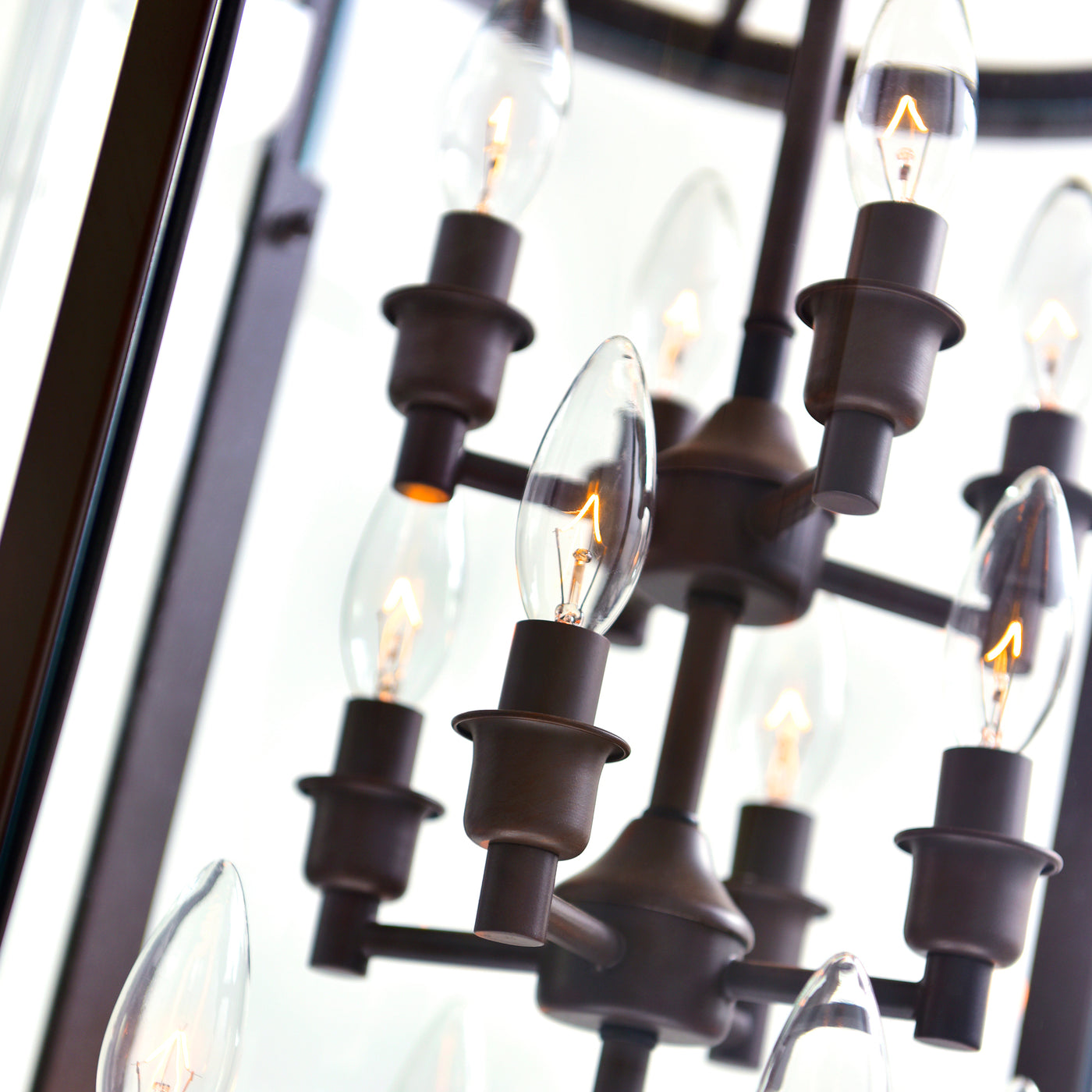 Desire 12 Light Bronze Chandelier Drum