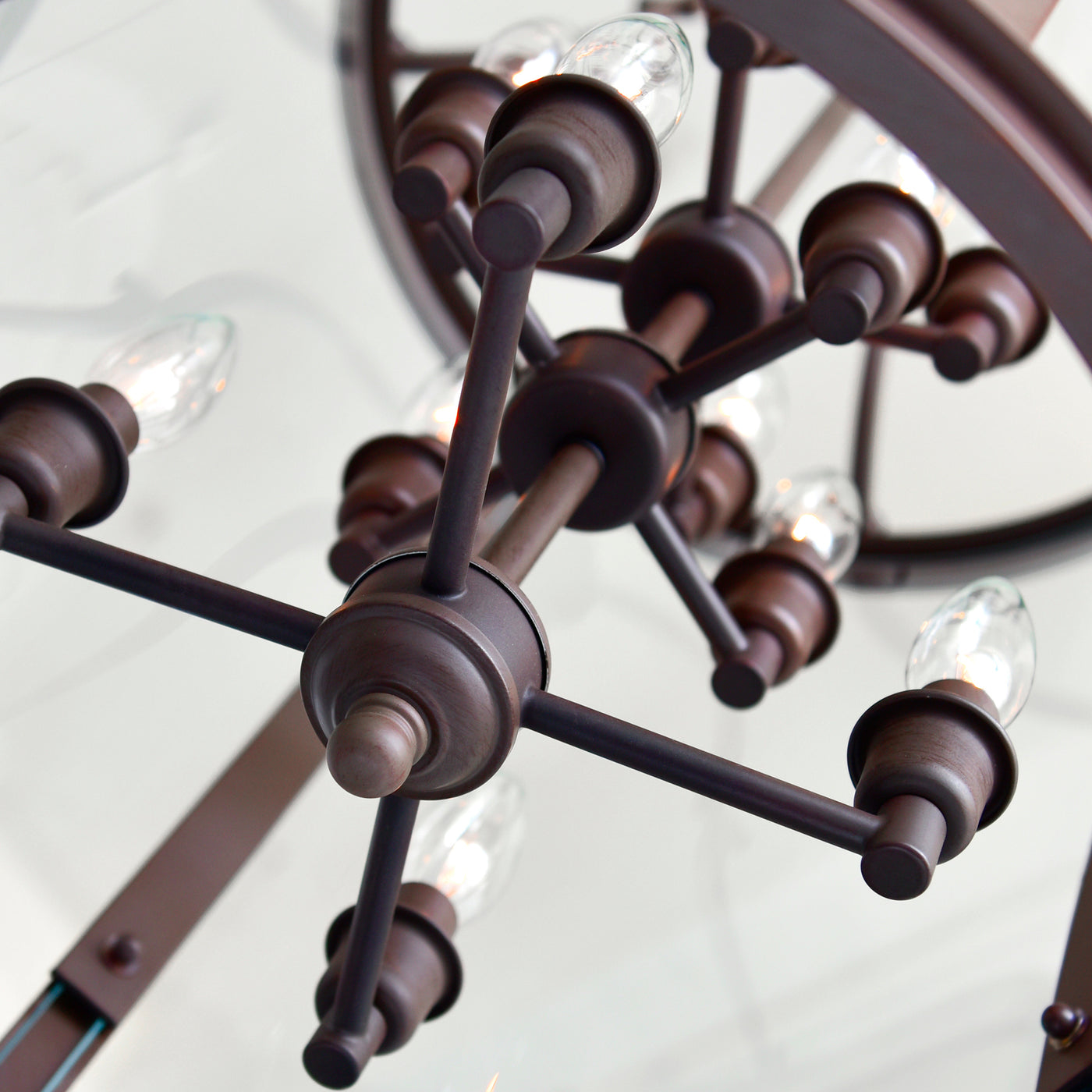 Desire 12 Light Bronze Chandelier Drum