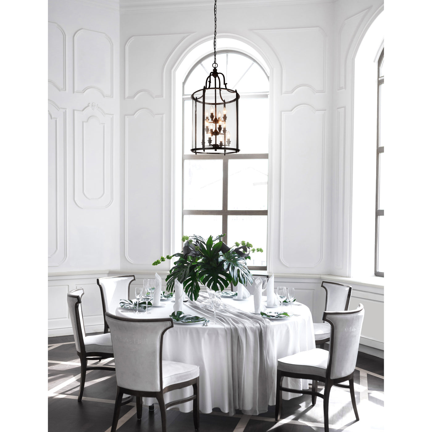 Desire 12 Light Bronze Chandelier Drum