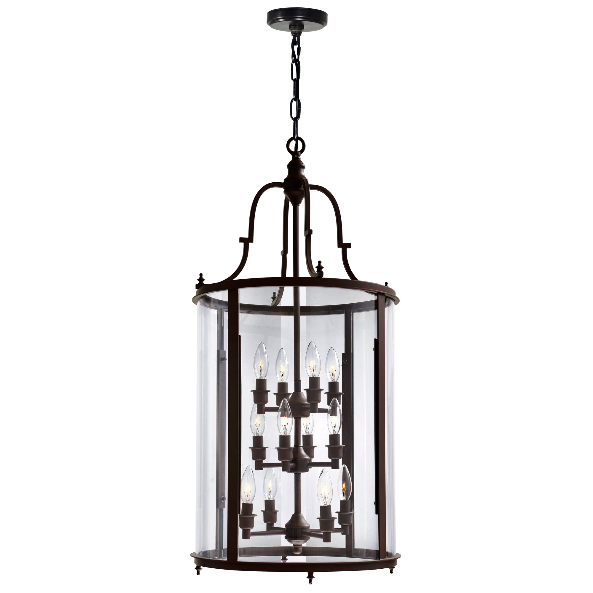 Desire 12 Light Bronze Chandelier Drum