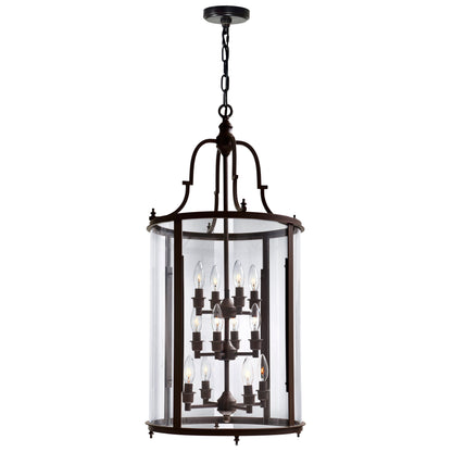 Desire 12 Light Bronze Chandelier Drum