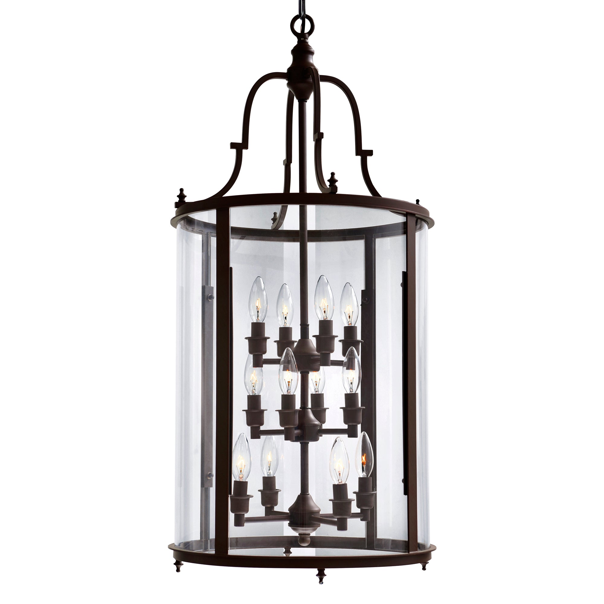 Desire 12 Light Bronze Chandelier Drum