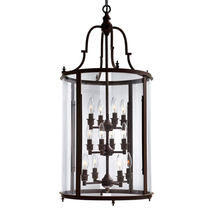 Desire 12 Light Bronze Chandelier Drum