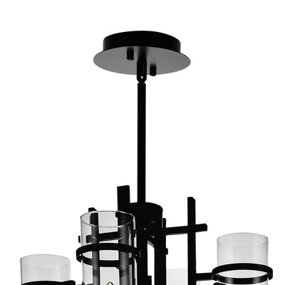 Sierra Chandeliers 12 Black Finish