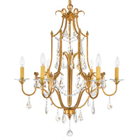 Electra Chandeliers 6 Light Oxidized Bronze