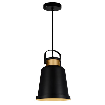 Elisa 1 Light Black Pendant