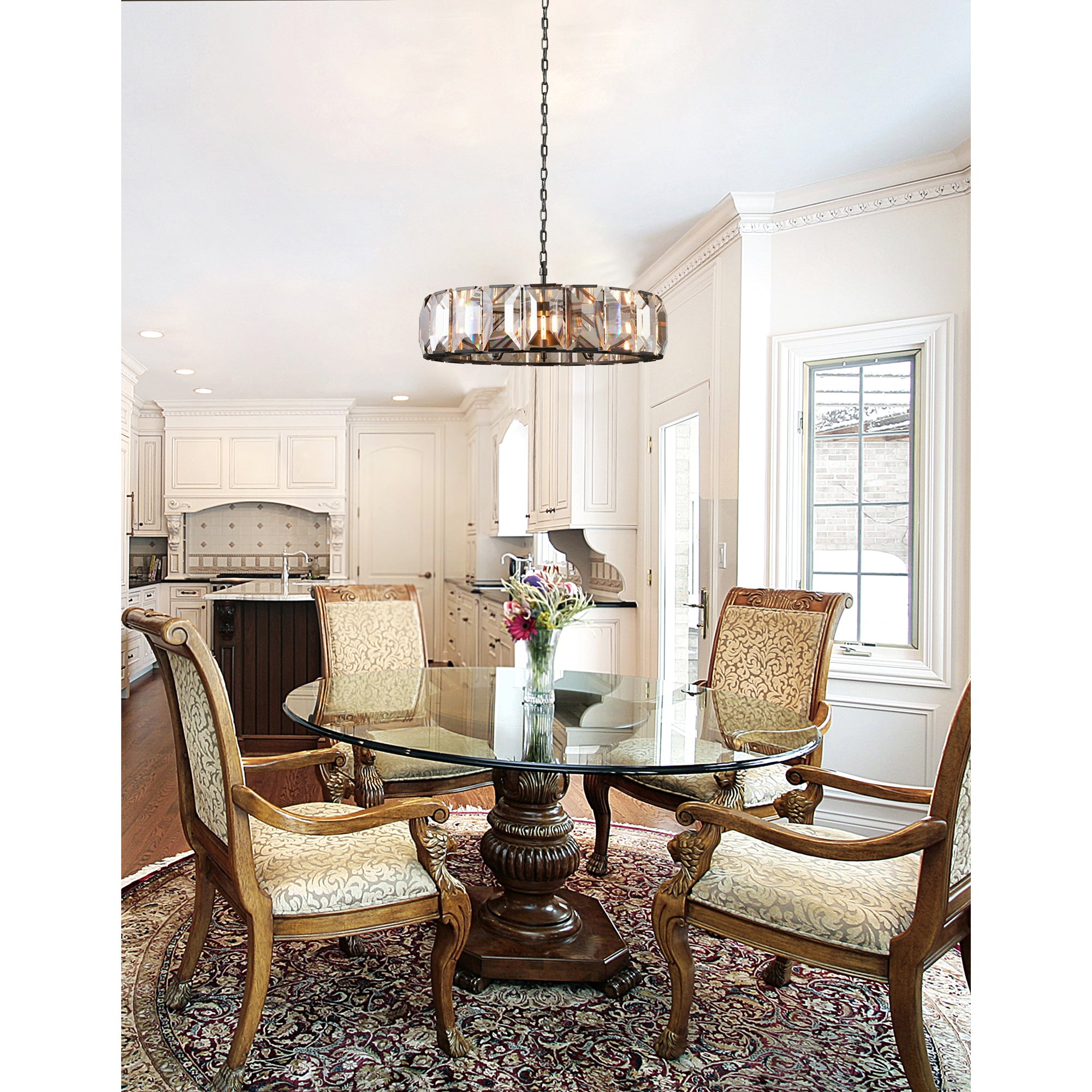 Jacquet 18 Light Black Chandelier