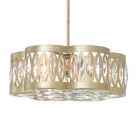 Nova Chandeliers 6 Light Champagne Finish