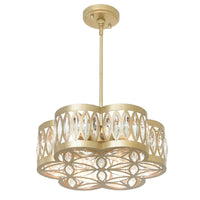 Nova Chandeliers 6 Light Champagne Finish