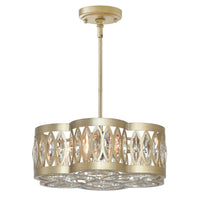Nova Chandeliers 6 Light Champagne Finish
