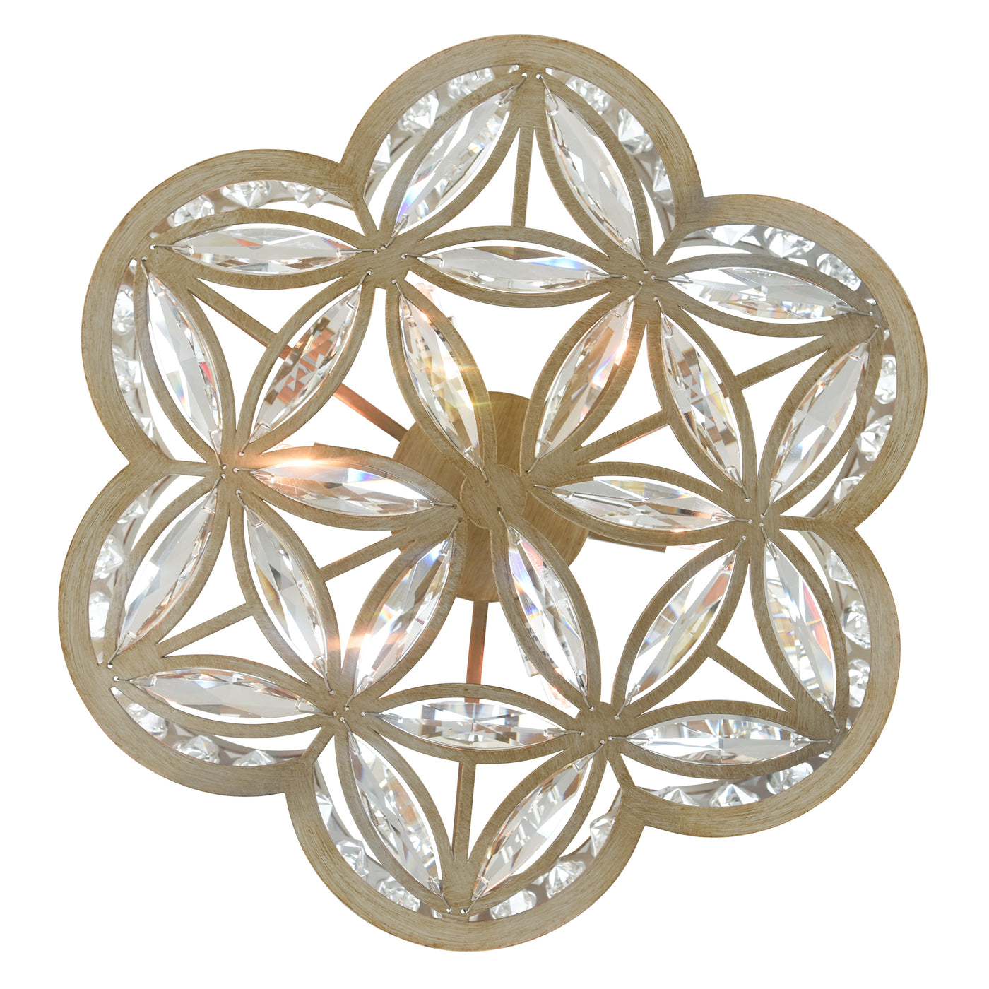 Nova Chandeliers 6 Light Champagne Finish