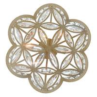 Nova Chandeliers 6 Light Champagne Finish
