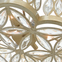 Nova Chandeliers 6 Light Champagne Finish