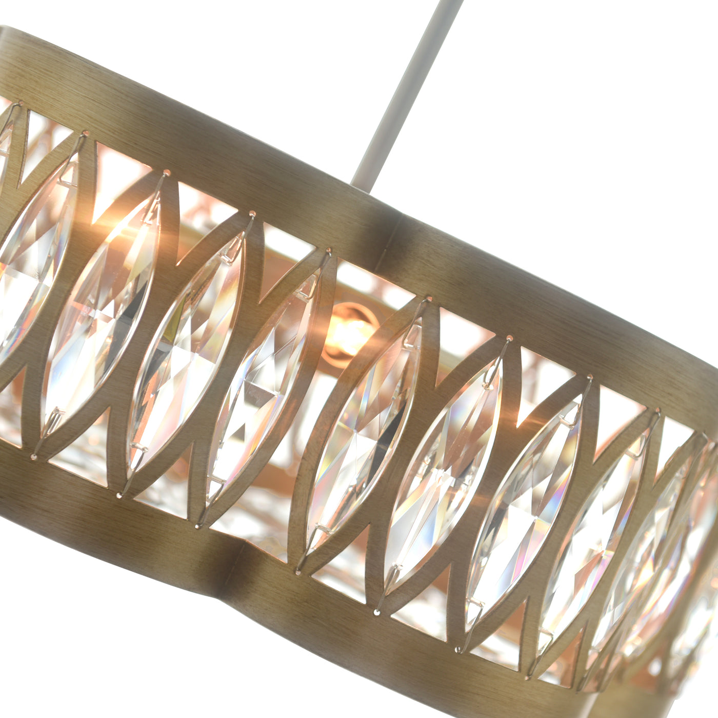 Nova Chandeliers 6 Light Champagne Finish