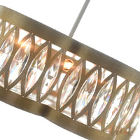 Nova Chandeliers 6 Light Champagne Finish