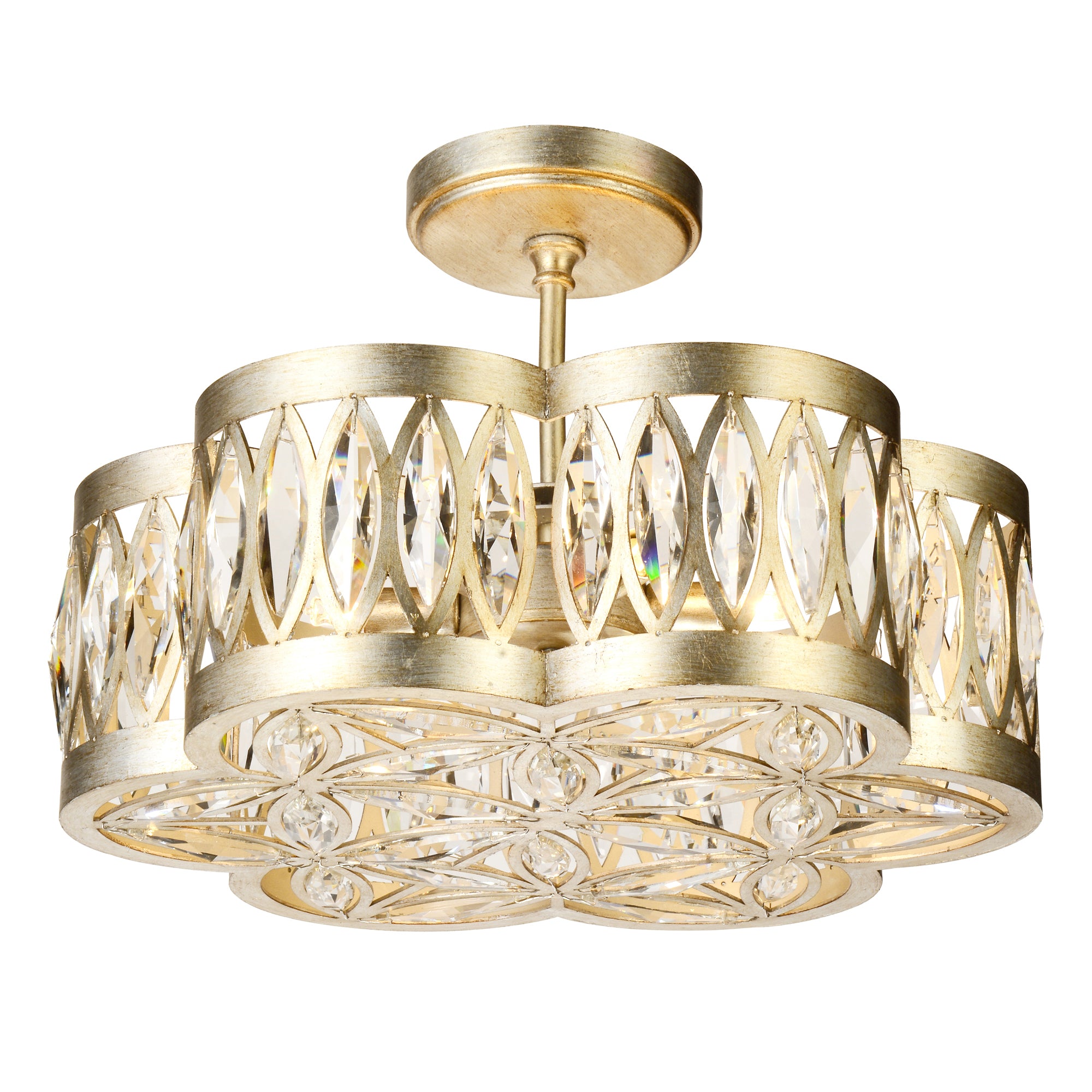 Nova Chandeliers 6 Light Champagne Finish