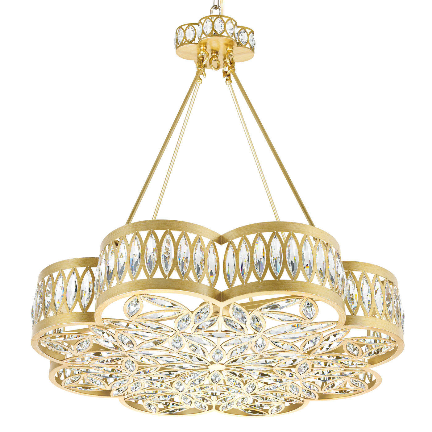 Nova Chandeliers Champagne 8 Lights