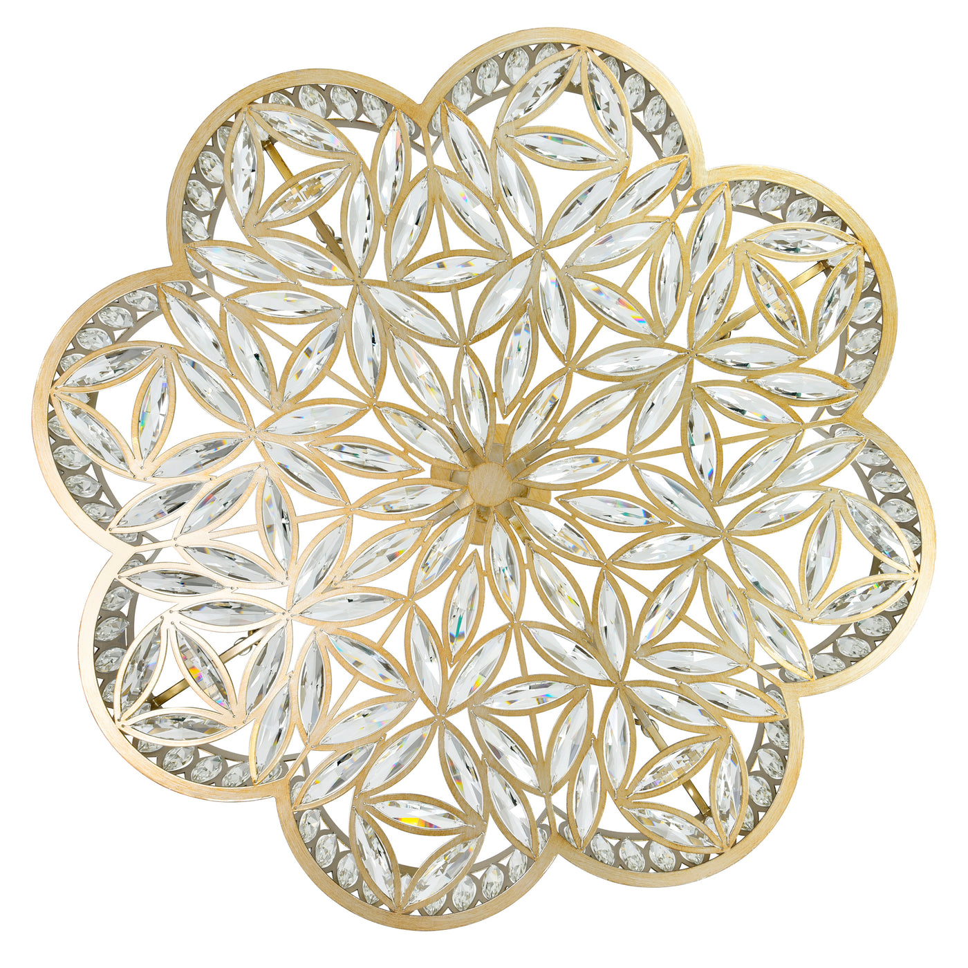 Nova Chandeliers Champagne 8 Lights