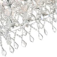 Aleka 24 Light Chrome Chandelier