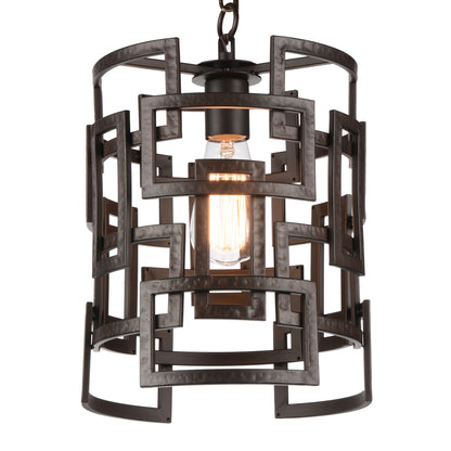 Litani 1 Light Brown Mini Pendant