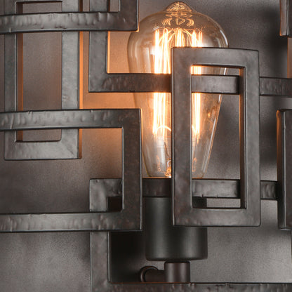 Litani 1 Light Brown Wall Sconce