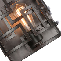 Litani 1 Light Brown Wall Sconce