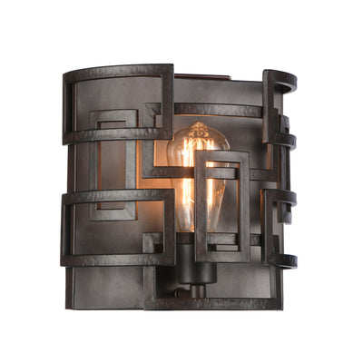 Litani 1 Light Brown Wall Sconce