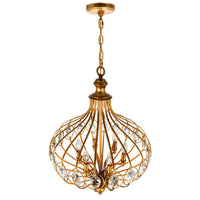 Altair 6 Light Bronze Chandelier