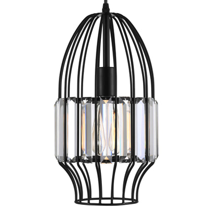 Alethia 1 Light Black Pendant Mini Light
