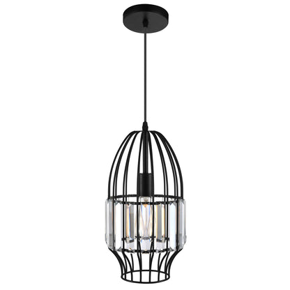 Alethia 1 Light Black Pendant Mini Light