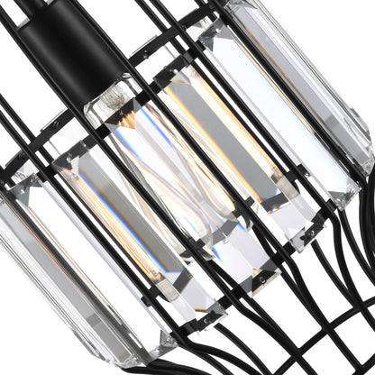 Alethia 1 Light Black Pendant Mini Light