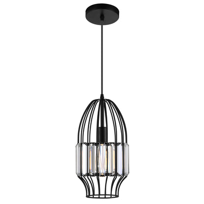 Alethia 1 Light Black Pendant Mini Light