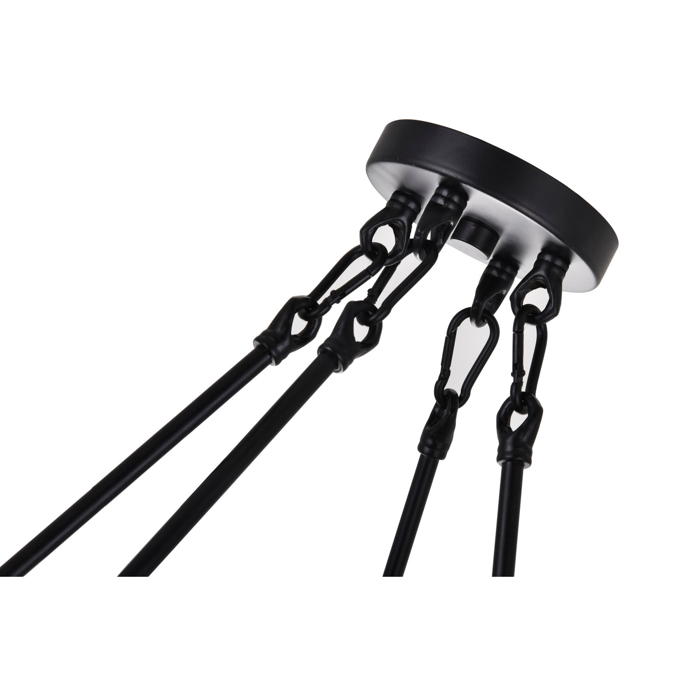 Arkansas Chandeliers Black 4 Light